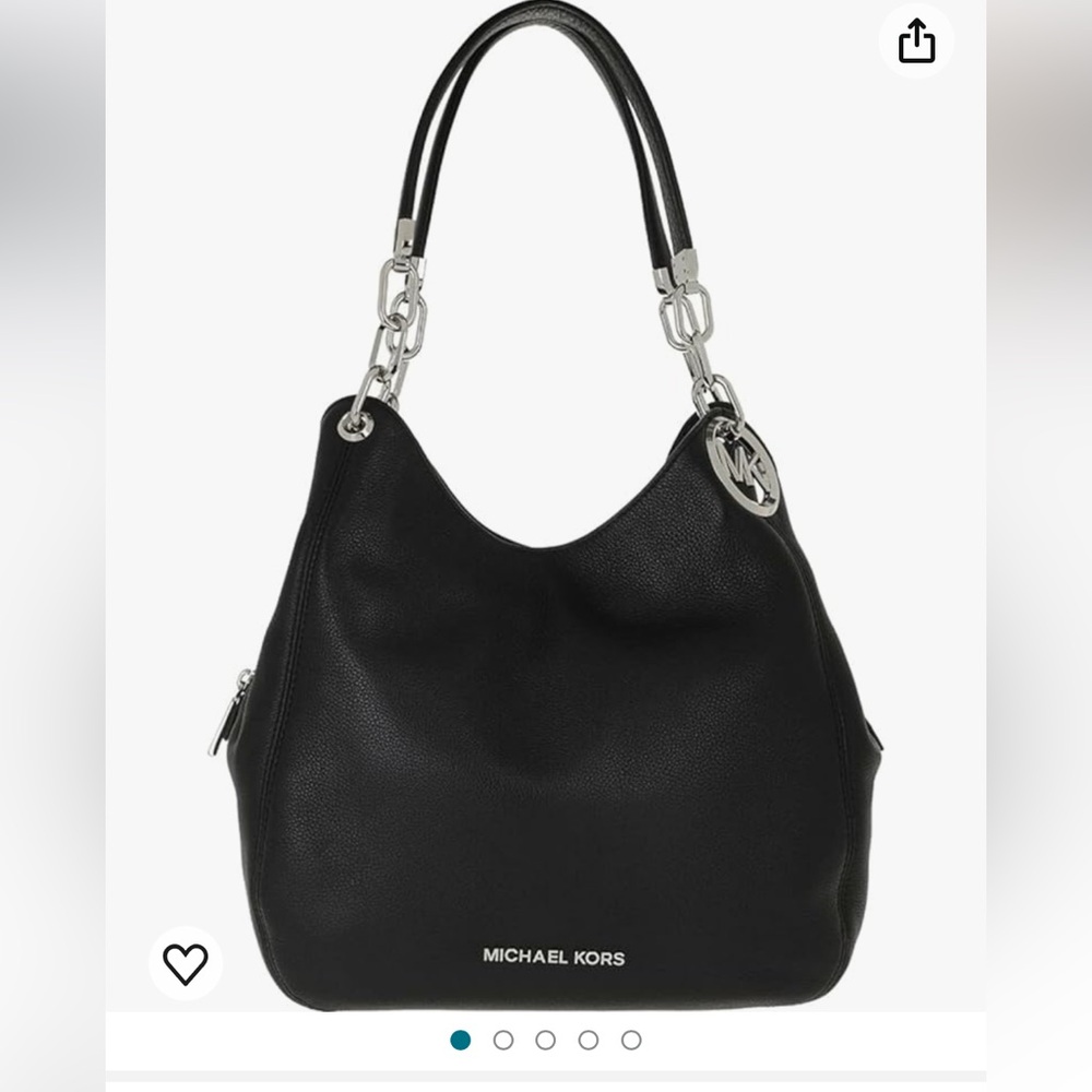 Michael Kors Lillie Large Leather Shoulder Bag